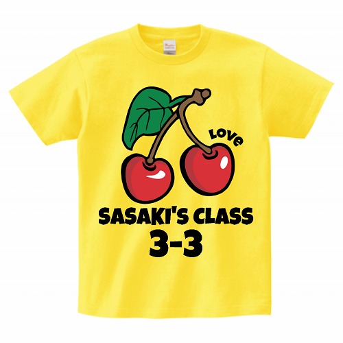 自作イラストがおしゃれなオリジナルのクラスTシャツ