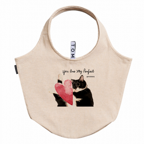 猫のイラストがかわいい販売用のオリジナルエコバッグ