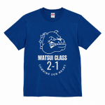 ブルドッグのイラストデザインがかわいいオリジナルのクラスTシャツ