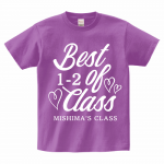 韓国っぽいデザインをプリントしておしゃれなクラスTシャツを作成！