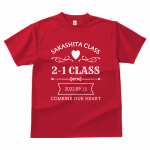韓国っぽいおしゃれデザインが目を引くクラスTシャツ
