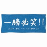 野球チームのスローガンがプリントされたオリジナルタオル
