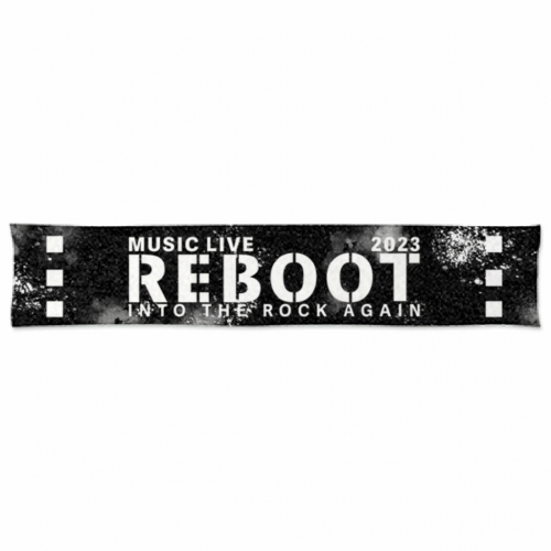 ライブ名がプリントされたロックなオリジナルタオル