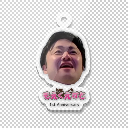 コンセプトカフェの周年記念グッズ！顔型アクキー