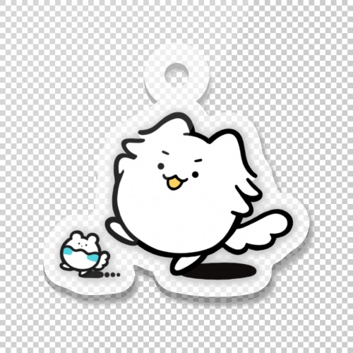 オリジナルのキャラクターをプリント！販売用アクキー