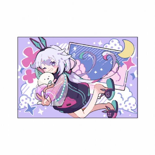 オリジナルのキャラクターを全面プリントしたアクリルブロック