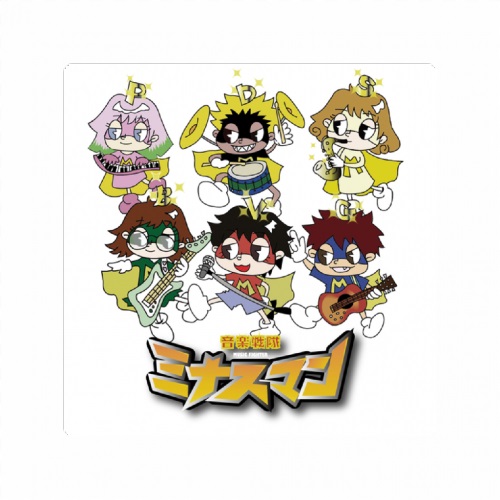 オリジナルキャラをフルカラープリント！バンドグループの販売グッズ