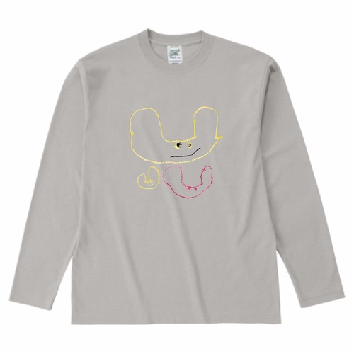子供の手書きイラストをプリントした長袖Tシャツ