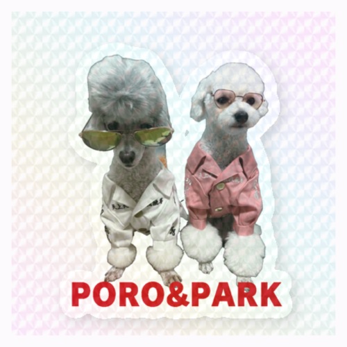 カッコよく着飾った愛犬たちをオリジナルシールに！