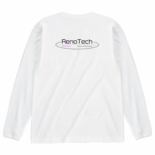 リフォームの会社の10周年記念スタッフ長袖Tシャツ