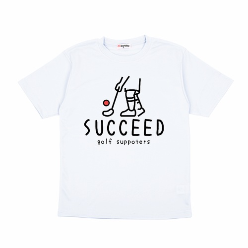 ミニマルな線画が個性的！ゴルフのイラスト入りTシャツ