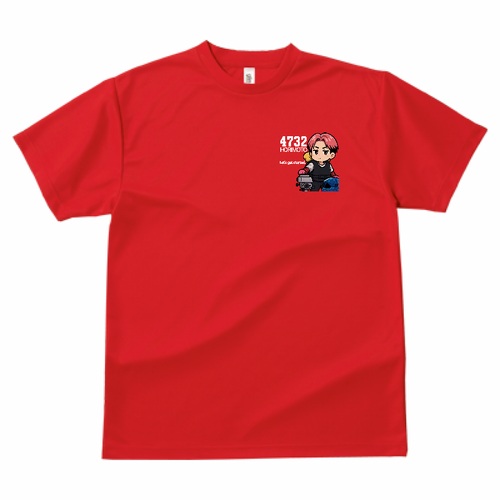 凛々しい表情がかわいい！推し愛溢れるイラスト入りＴシャツ